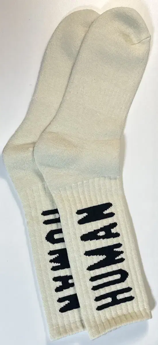 휴먼메이드 양말 HM Logo Socks White L